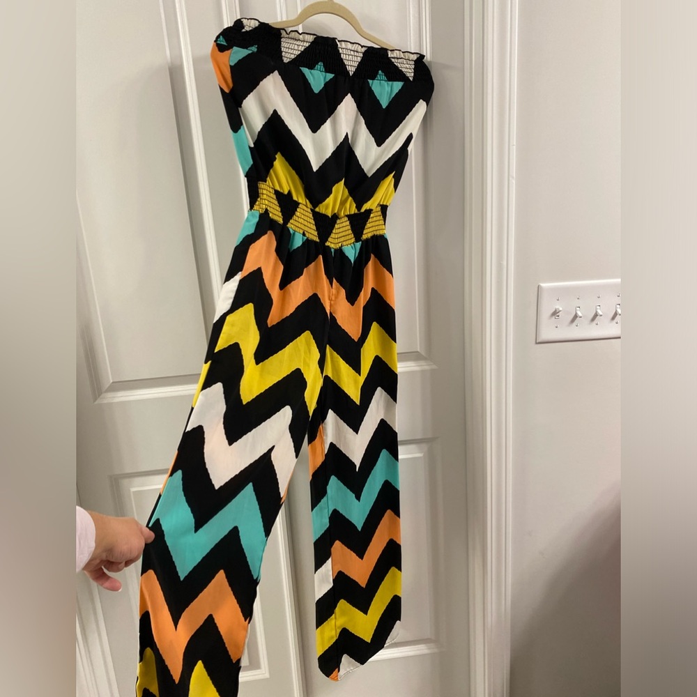 Chevron jumpsuit
